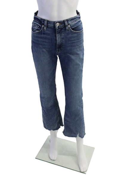 Hudson Womens Cotton Medium Wash Mid-Rise Five Pocket Bootcut Jeans Blue Size 28