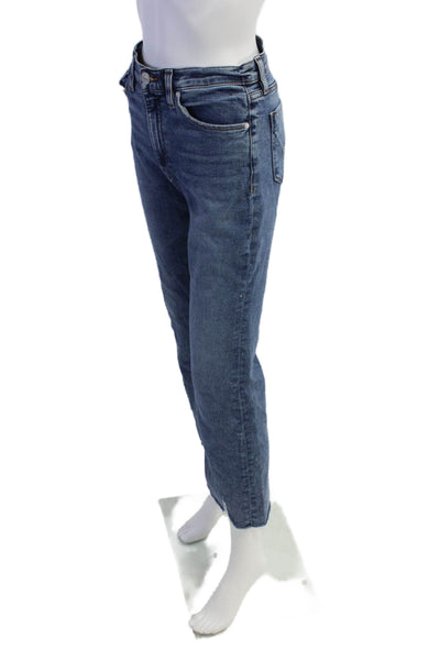 Hudson Womens Cotton Medium Wash Mid-Rise Five Pocket Bootcut Jeans Blue Size 28