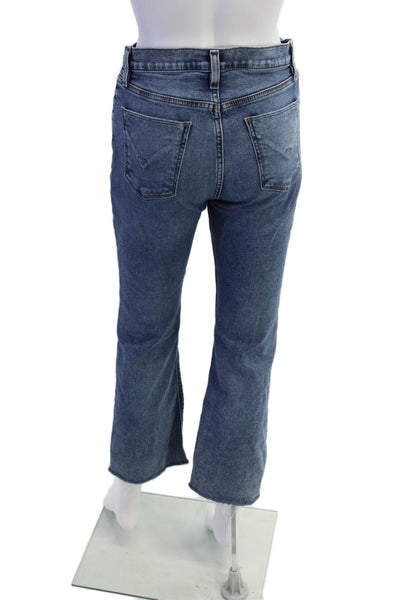 Hudson Womens Cotton Medium Wash Mid-Rise Five Pocket Bootcut Jeans Blue Size 28