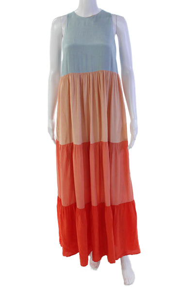 Essentiel Antwerp Womens Sleeveless Sun Dress Multi Colored Size EUR 34