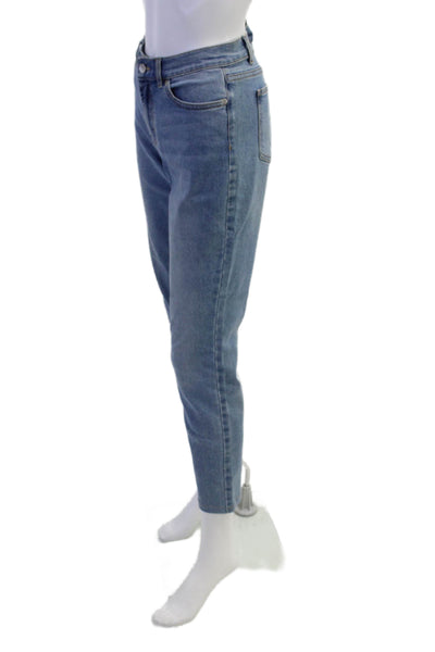 J. Mclaughlin Womens Cotton Denim Five Pocket Mid-Rise Skinny Jeans Blue Size 6