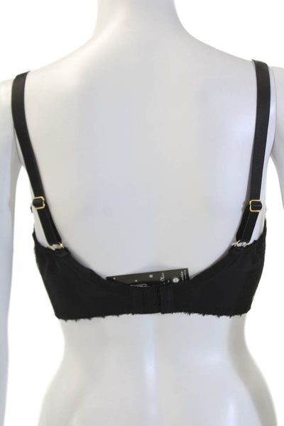 Little Miss By Miss Mandalay Womens Sheer Adjustable Bra Black Size 34G