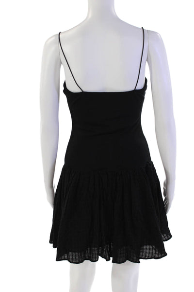 Heartloom Womens Abrielle Dress Sleeveless Fitted Drop Waist Dress Black Size S