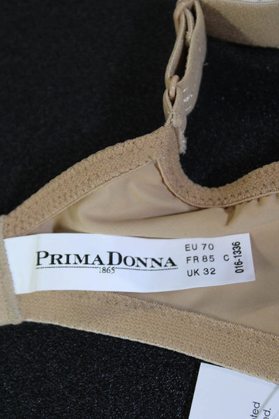 Prima Donna Womens Molded Soft Underwired Full Coverage Bra Beige Size 32C