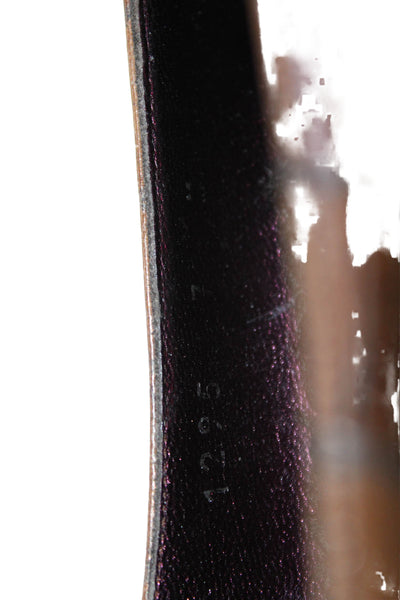 Emanuel Ungaro Womens Textured Pointed Toe Printed Heel Pumps Brown Size 7