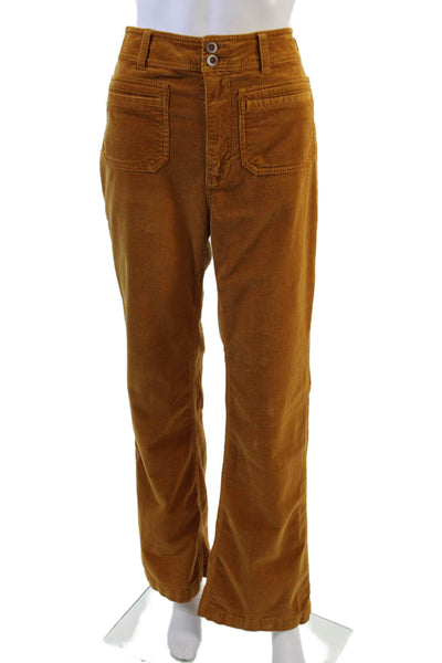 Pilcro and the Letterpress Anthropologie Womens Corduroy Pants Brown Size EUR 30