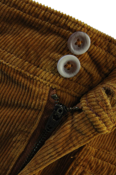 Pilcro and the Letterpress Anthropologie Womens Corduroy Pants Brown Size EUR 30
