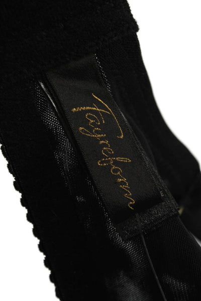 Fayreform Womens Lace Up Detail Bow Accent Underwire Bra Black Size 34E