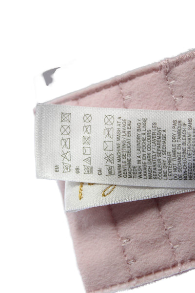 Fayreform Womens Embroidered Sheer Cup Bow Accent Underwire Bra Pink Size 36E