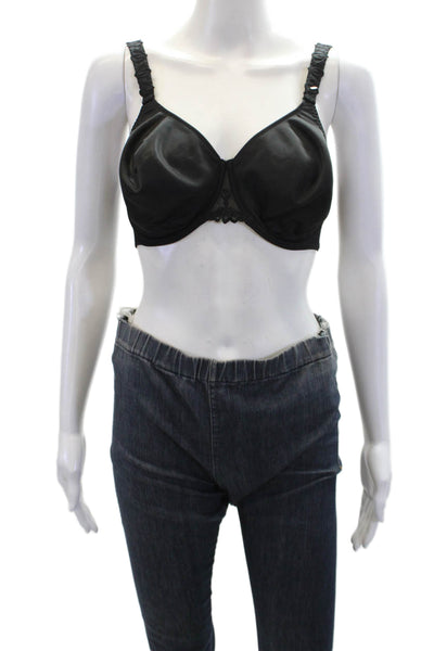 Simone Perele Womens Underwired Adjustable Balconette Bra Black Size 32F