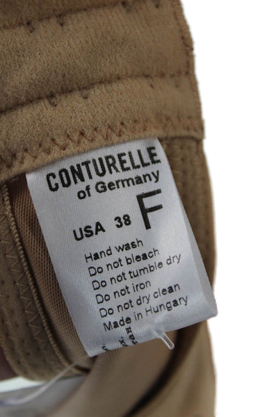 Conturelle Womens Solid Adjustable Hook Closure Underwire Bra Beige Size 38F