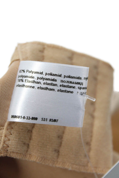 Conturelle Womens Solid Adjustable Hook Closure Underwire Bra Beige Size 40E