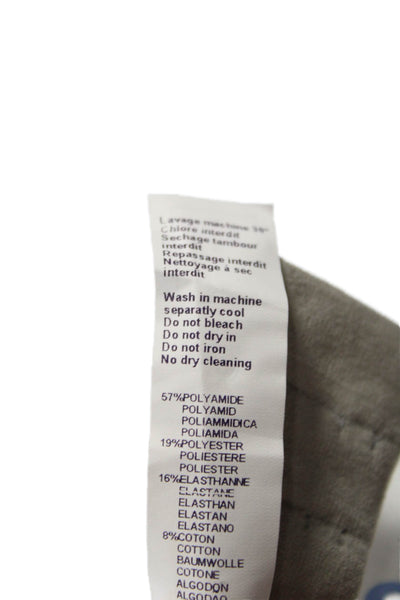 Princesse Tam Tam Womens Lace Trim Detail Bow Accent Bra Light Gray Size 36E
