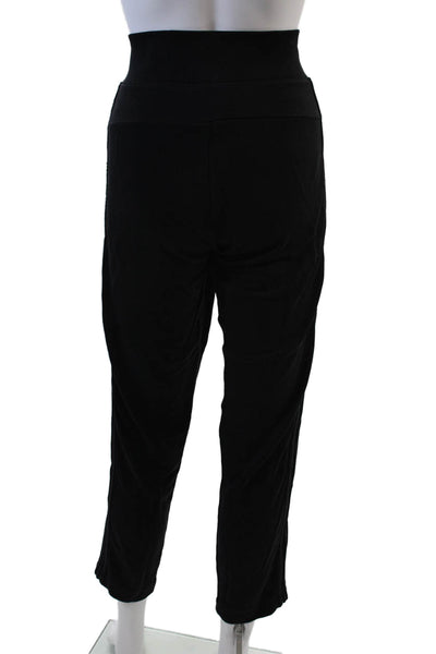 Athleta Womens Textured High Waisted Lined Straight Leg Pants Black Size XS