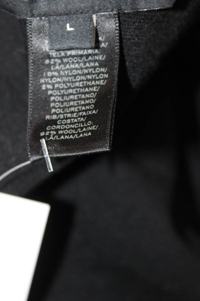 Marc By Marc Jacobs Womens Long Sleeve Zipper Detail Shift Dress Black Size L