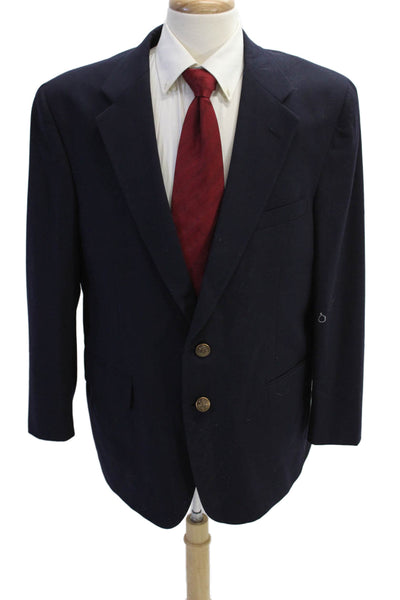 Chaps By Ralph Lauren Men's Long Sleeves Two Button Basic Jacket Blue Size 42