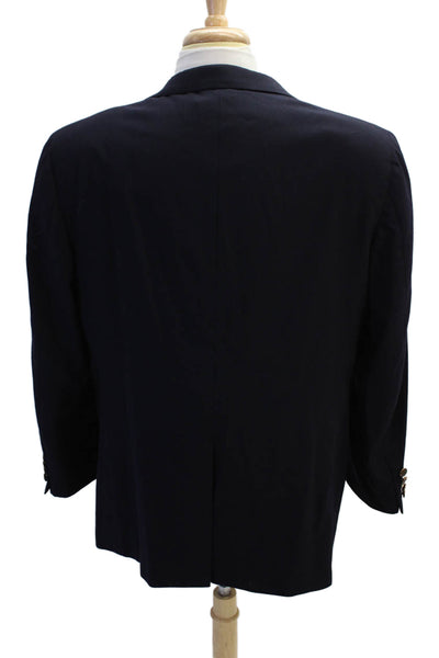 Chaps By Ralph Lauren Men's Long Sleeves Two Button Basic Jacket Blue Size 42