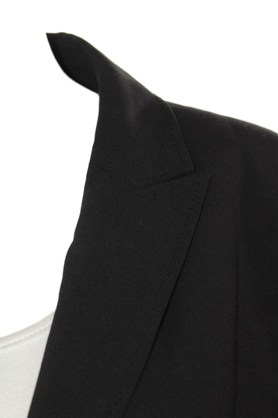 Escada Sport Womens Wool Two Button Single Breasted Jacket Black Size 42