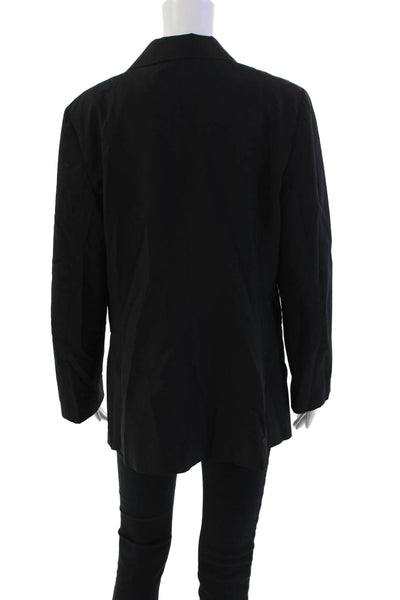 Escada Sport Womens Wool Two Button Single Breasted Jacket Black Size 42