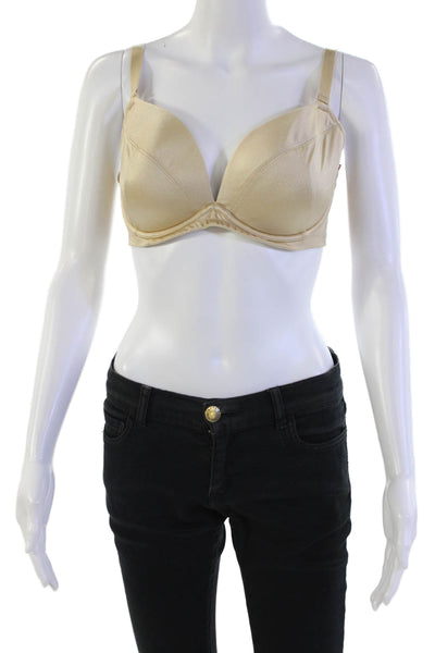 Panache Womens Removeable Strap Molded Cup Underwire Bra Beige Size 34DD