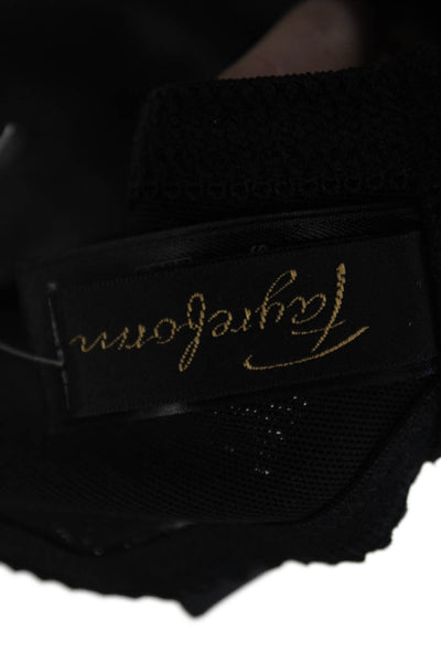 Fayreform Womens Adjustable Strap Basic Underwired Bra Solid Black Size 34G