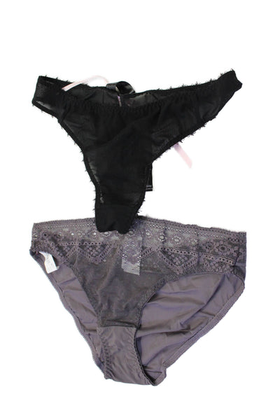 Princesse Tam Tam Womens Lace Bow Detail Brief Underwear Set Purple Size XS