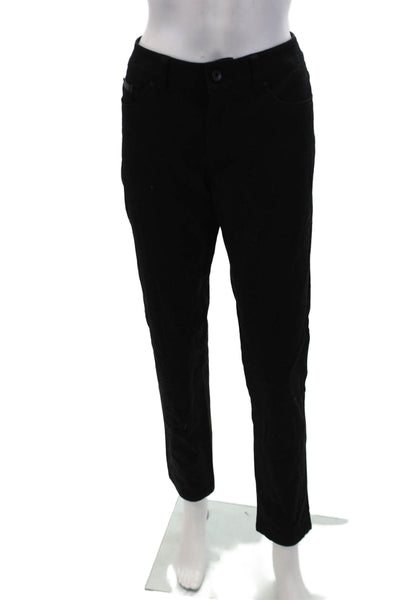 Ecru Womens Cotton 5 Pocket Straight Leg Pants Black Size 6