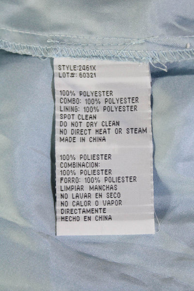 Aqua Womens Textured Spaghetti Strap Rhinestone Lined Dress Gray Size 04