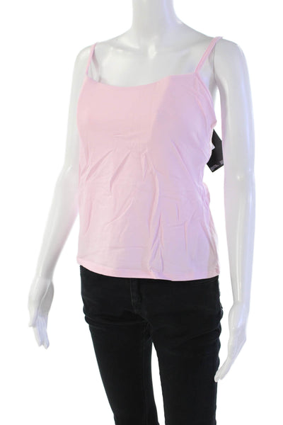 Panache Womens Cotton Underwired Built In Support Bra Vest Pink Size 36E