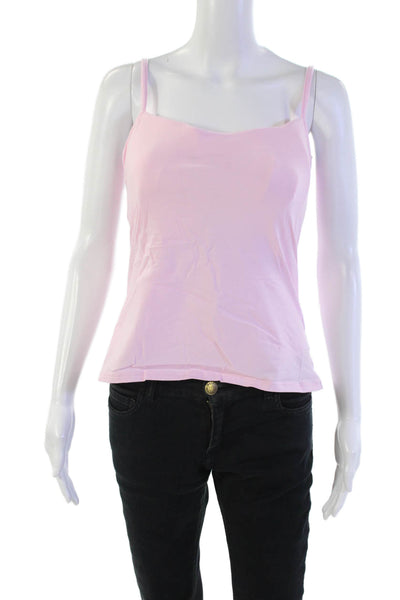 Panache Womens Cotton Underwired Basic Camisole Top Bra Vest Pink Size 36DD
