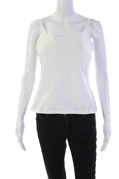 Panache Womens Cotton Underwired Built In Support Bra Vest White Size 38B