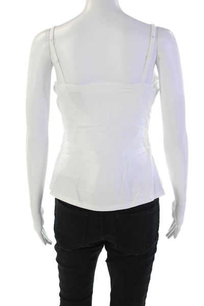 Panache Womens Cotton Underwired Built In Support Bra Vest White Size 38B