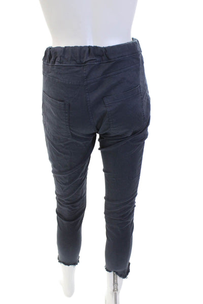 Venti 6 Womens High Rise Drawstring Slim Leg Pants Navy Blue Size Extra Small