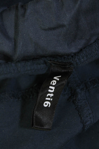 Venti 6 Womens High Rise Drawstring Slim Leg Pants Navy Blue Size Extra Small