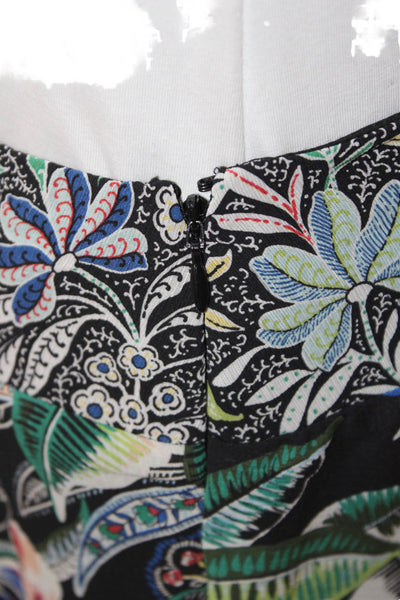 Bailey 44 Womens Floral Print Lightweight Flare Midi Skirt Multicolor Size 2