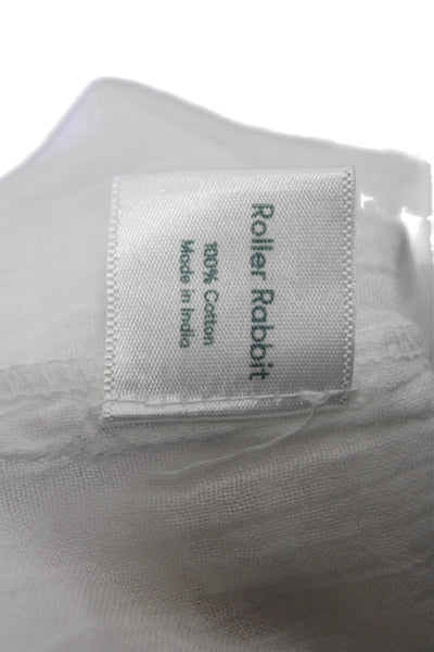 Roller Rabbit Womens Lucknow Serafina Tunic - White Size XXS