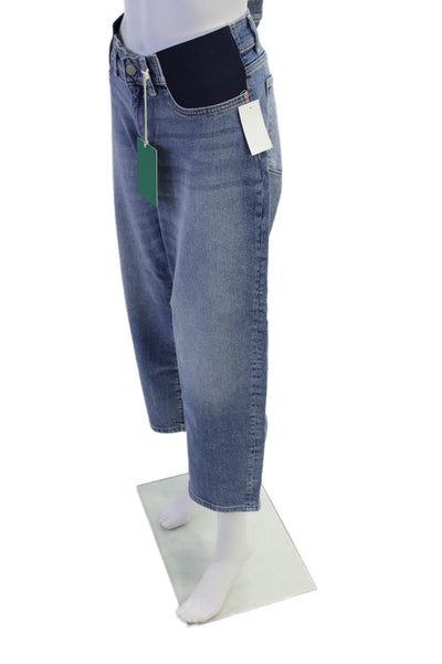 DL1961 Womens Patti Straight Maternity Ankle Jeans - Reef Size 30