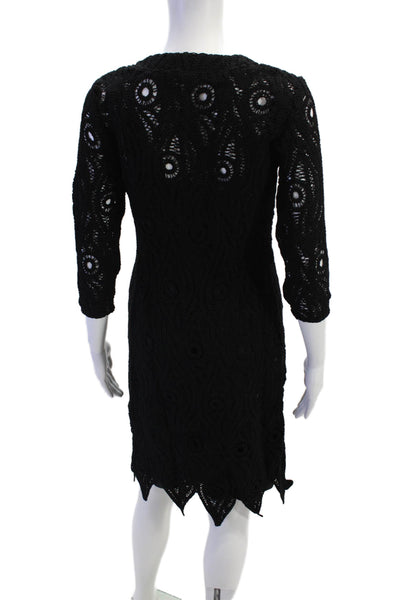 Chloe Kristyn Womens Kori Dress - Black Size XXS
