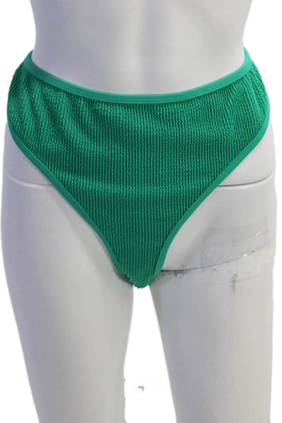 Good American Womens Always Fits Bikini Bottoms - Jade Green Size 2X/3X