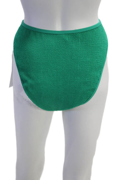 Good American Womens Always Fits Bikini Bottoms - Jade Green Size 2X/3X