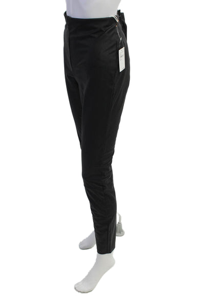 Good American Womens Good Waist Leather Pull On Leggings - Black001 Size 4