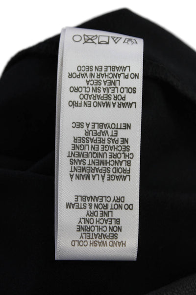 Good American Womens Good Waist Leather Pull On Leggings - Black001 Size 4