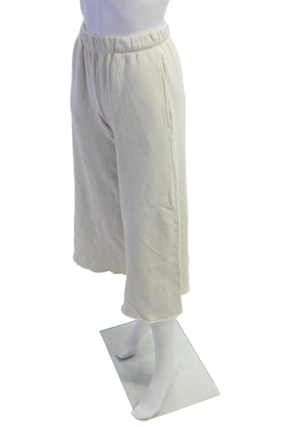 SPRWMN Womens Culotte Sweats - Vintage White Size XS