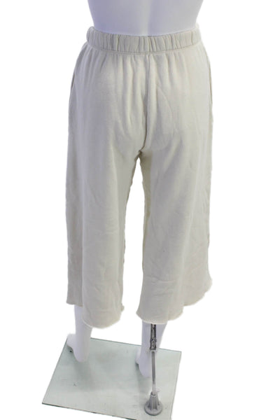 SPRWMN Womens Culotte Sweats - Vintage White Size XS