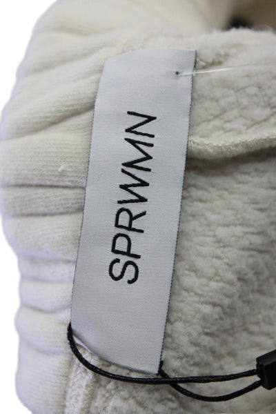 SPRWMN Womens Culotte Sweats - Vintage White Size XS