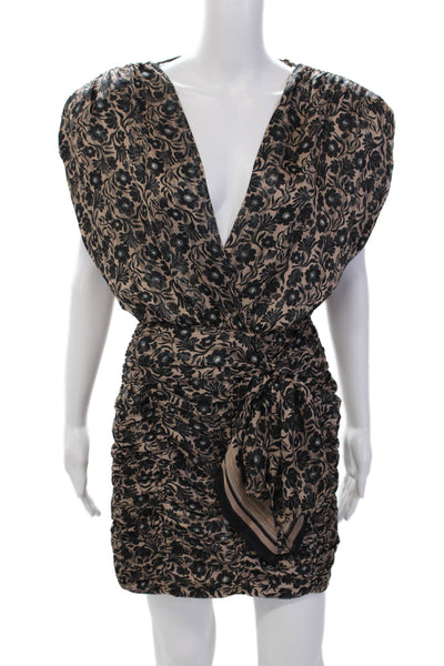 Sabina Musayev Womens Sony Dress - Black Print Size M