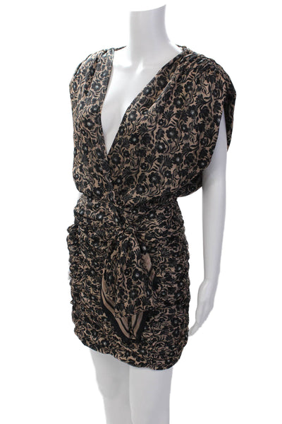 Sabina Musayev Womens Sony Dress - Black Print Size M