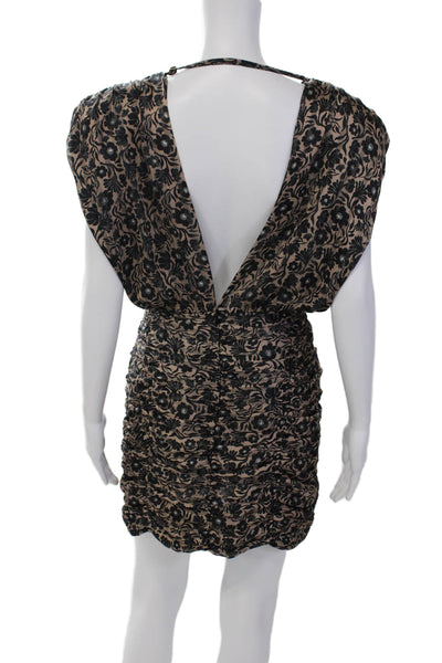 Sabina Musayev Womens Sony Dress - Black Print Size M