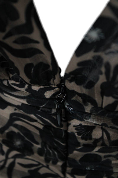 Sabina Musayev Womens Sony Dress - Black Print Size M