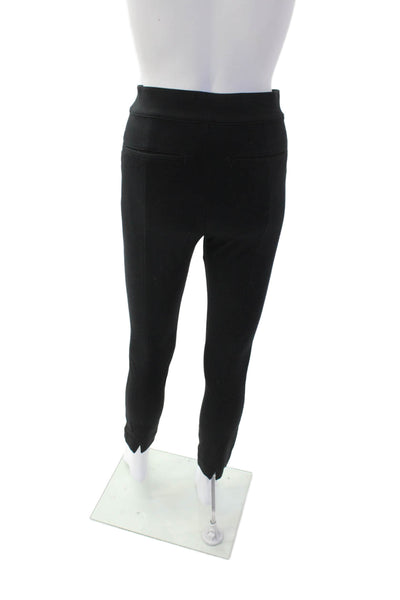 Spanx by Sara Blakely Womens Pull On High Rise Slim Leg Pants Black Size Extra S